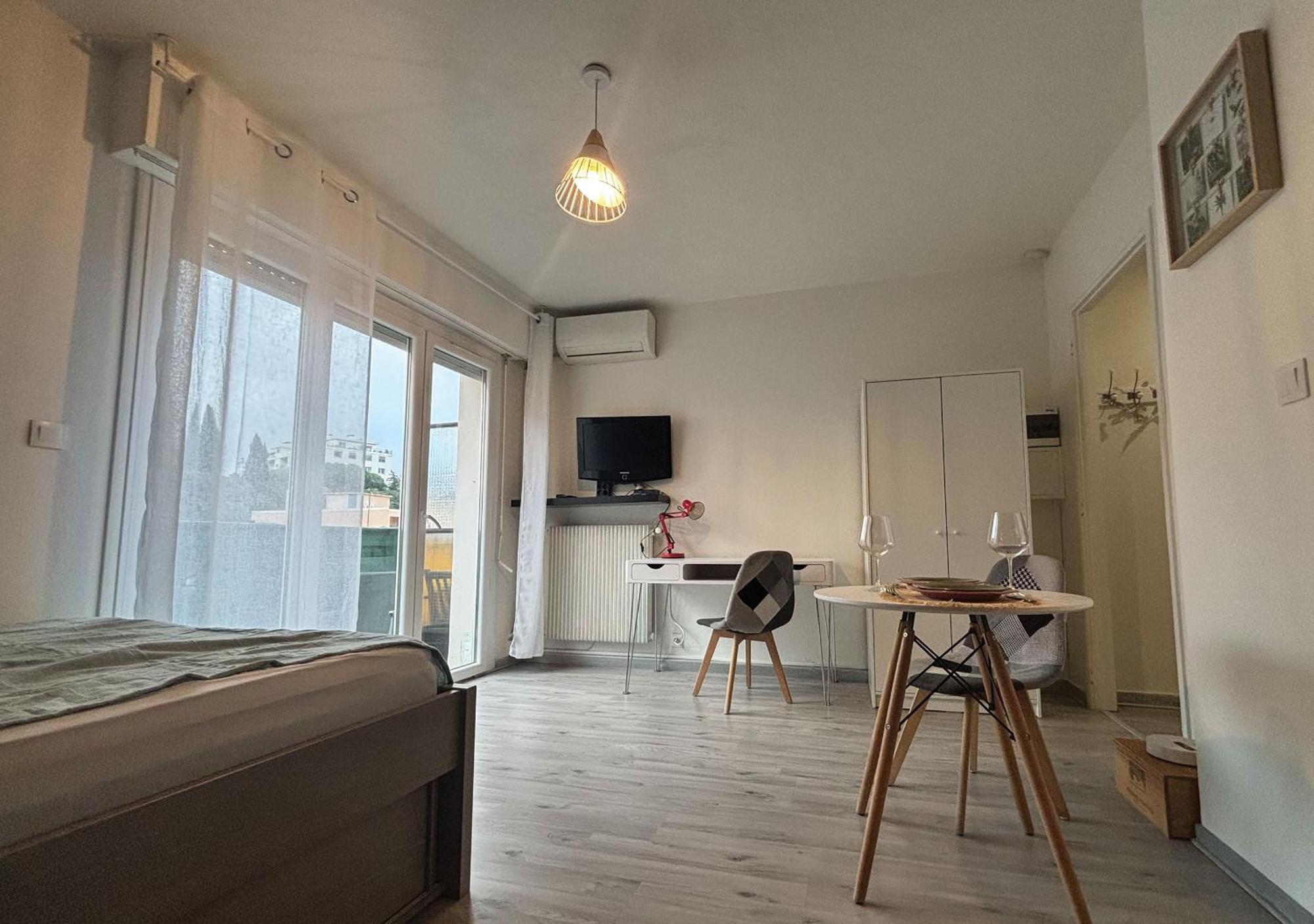 Charming Studio In Nice 2-Min Walk To The Sea Exterior foto